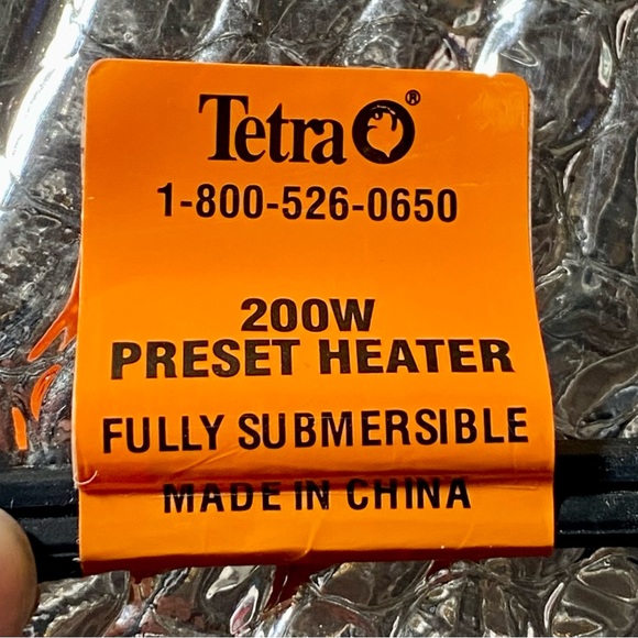 Fish Tetra 20w Fully Submersible Heater For 30 To 60 Gallon Aquariums